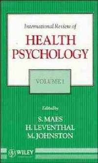bokomslag International Review of Health Psychology