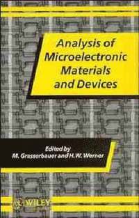 bokomslag Analysis of Microelectronic Materials and Devices