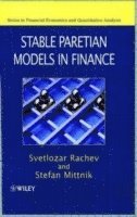 Svetlozar T. Rachev, Stefan Mittnik - Stable Paretian Models in Finance, Inbunden