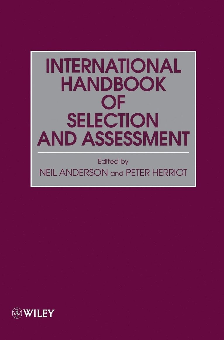 Assessment and Selection in Organizations, International Handbook of Selection and Assessment 1