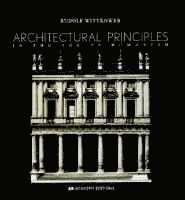 bokomslag Architectural Principles in the Age of Humanism