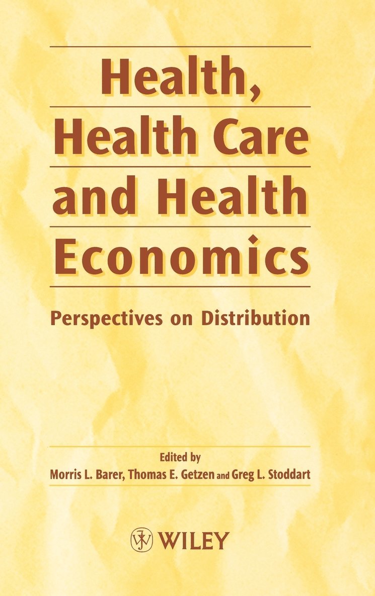 Health, Health Care and Health Economics: Perspectives on Distribution