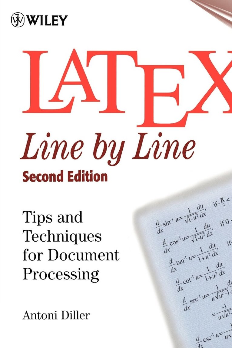 Antoni Diller, Diller - LaTeX: Line by Line, Häftad