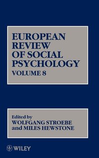 bokomslag European Review of Social Psychology, Volume 8