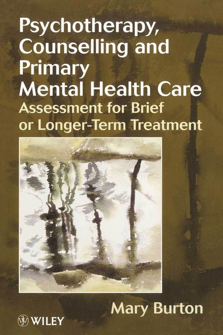 Psychotherapy, Counselling, and Primary Mental Health Care 1