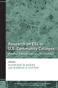 bokomslag Research on ESL in U.S. Community Colleges