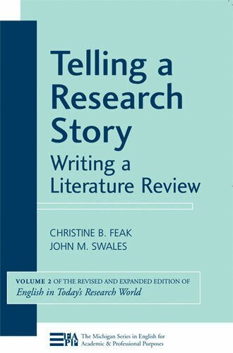 John M. Swales, Christine Feak - Telling a Research Story: Writing a Literature Review, Häftad