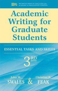 bokomslag Academic Writing for Graduate Students, 3rd Edition: Essential Tasks and Skills