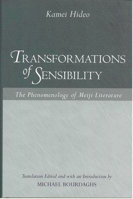 Transformations of Sensibility 1