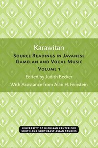 bokomslag Karawitan, Volume 1