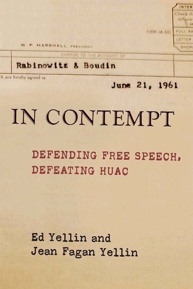 Ed Yellin, Jean Fagan Yellin - In Contempt, Häftad