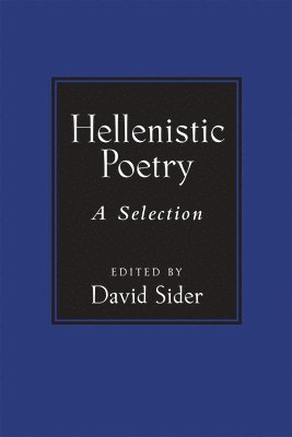 Hellenistic Poetry 1