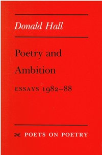 bokomslag Poetry and Ambition