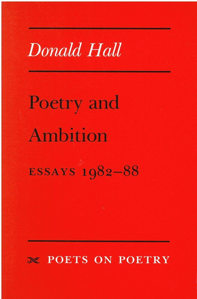 Poetry and Ambition 1