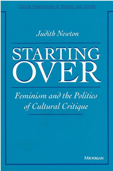 Judith Newton - Starting Over, Häftad