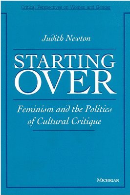 Judith Newton - Starting Over, Häftad