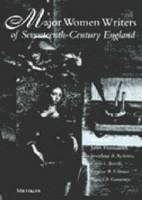 James Fitzmaurice, Carol Barash, Eugene R. Cunnar, Nancy A. Gutierrez, Josephine A. Roberts - Major Women Writers of Seventeenth-Century England, Häftad