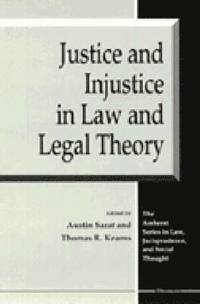 bokomslag Justice and Injustice in Law and Legal Theory