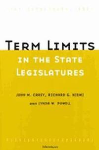 bokomslag Term Limits in State Legislatures