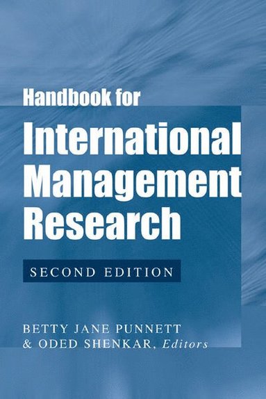 bokomslag Handbook for International Management Research