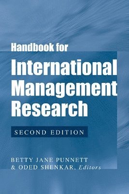 Handbook for International Management Research 1