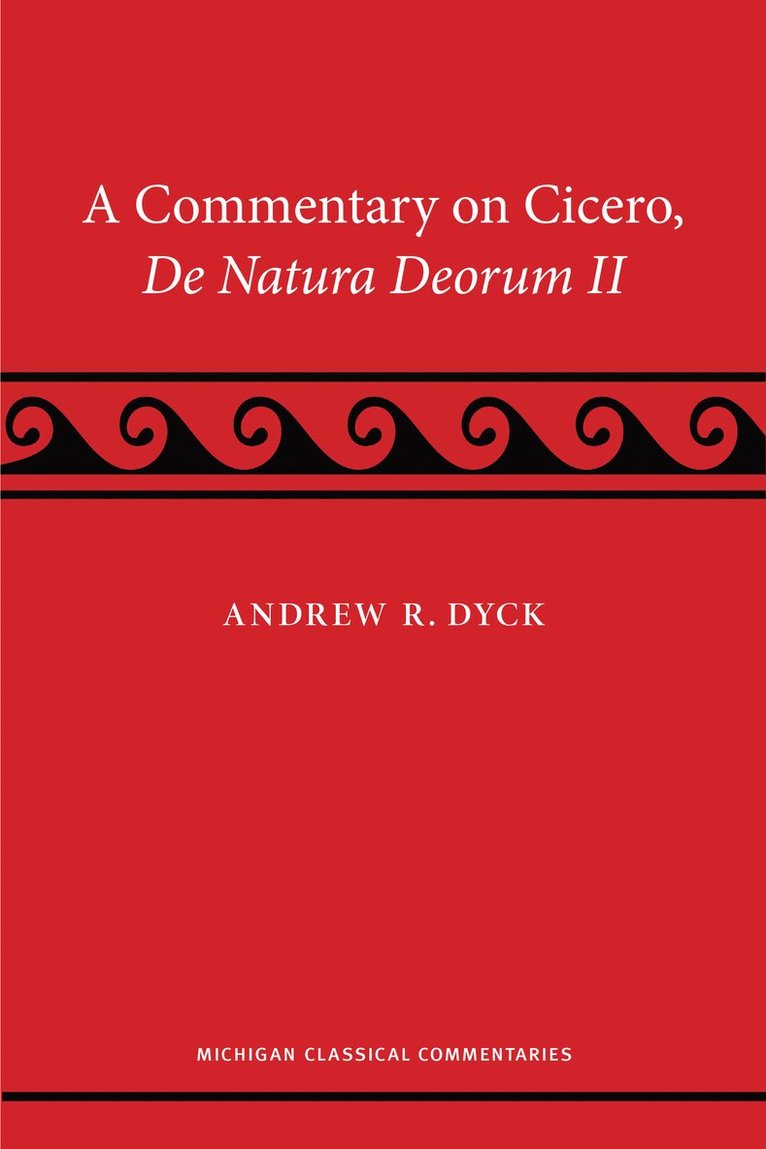Commentary on Cicero, De Natura Deorum II 1