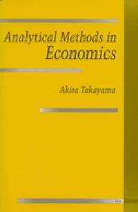 bokomslag Analytical Methods in Economics