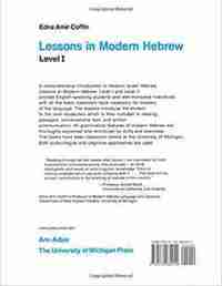 bokomslag Lessons in Modern Hebrew