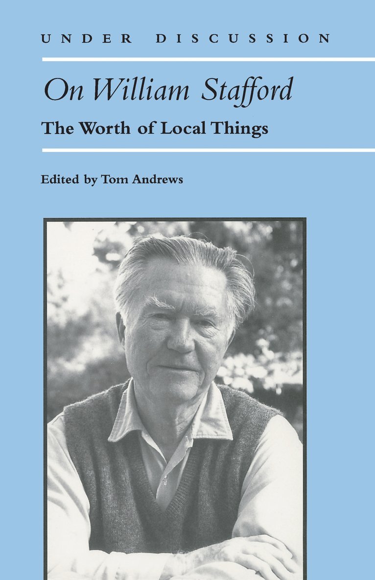 Tom Andrews - On William Stafford, Häftad