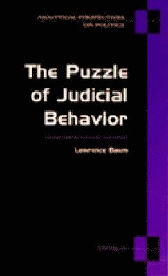 Lawrence Baum - Puzzle of Judicial Behavior, Häftad