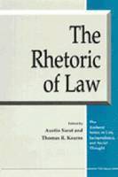Austin Sarat, Thomas R. Kearns - Rhetoric of Law, Häftad