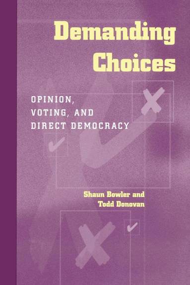 Shaun Bowler, Todd Andrew Donovan - Demanding Choices, Häftad