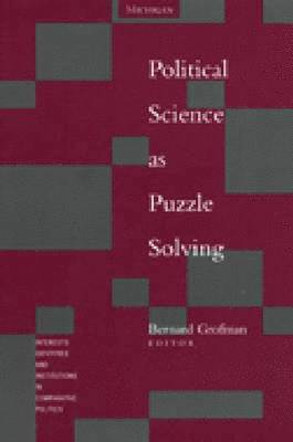 bokomslag Political Science as Puzzle Solving
