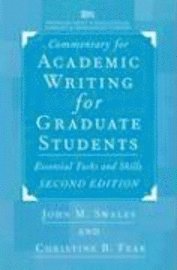 bokomslag Commentary for Academic Writing for Graduate Students