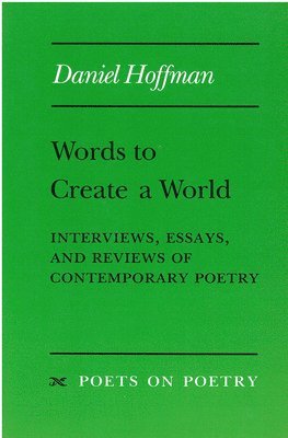 bokomslag Words to Create a World