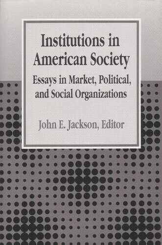 bokomslag Institutions in American Society