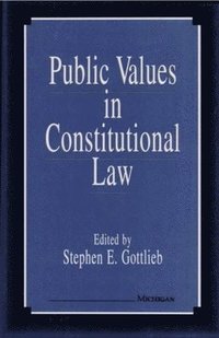 bokomslag Public Values in Constitutional Law