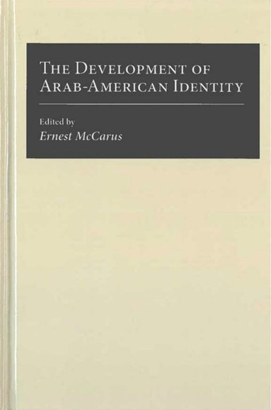 bokomslag Development of Arab-American Identity