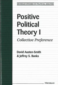 bokomslag Positive Political Theory I