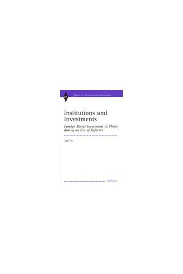 Jun Fu - Institutions and Investments, Inbunden