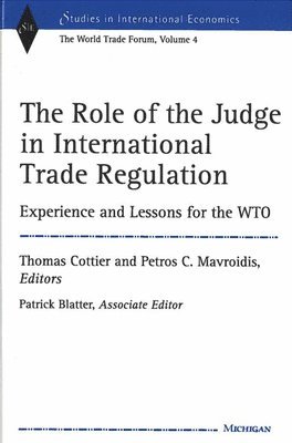 The Role of the Judge in International Trade Regulation 1