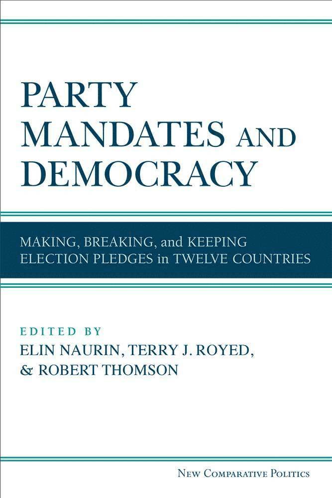 Party Mandates and Democracy 1