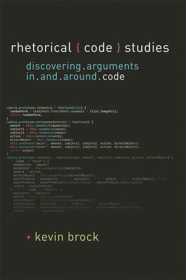bokomslag Rhetorical Code Studies