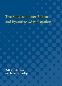 bokomslag Two Studies in Later Roman and Byzantine Administration