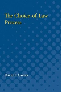 bokomslag The Choice-of-Law Process