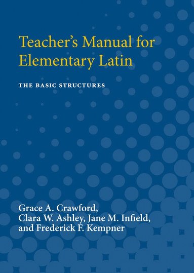 bokomslag Teacher's Manual for Elementary Latin