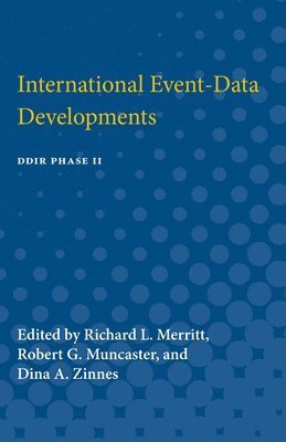 International Event-Data Developments 1