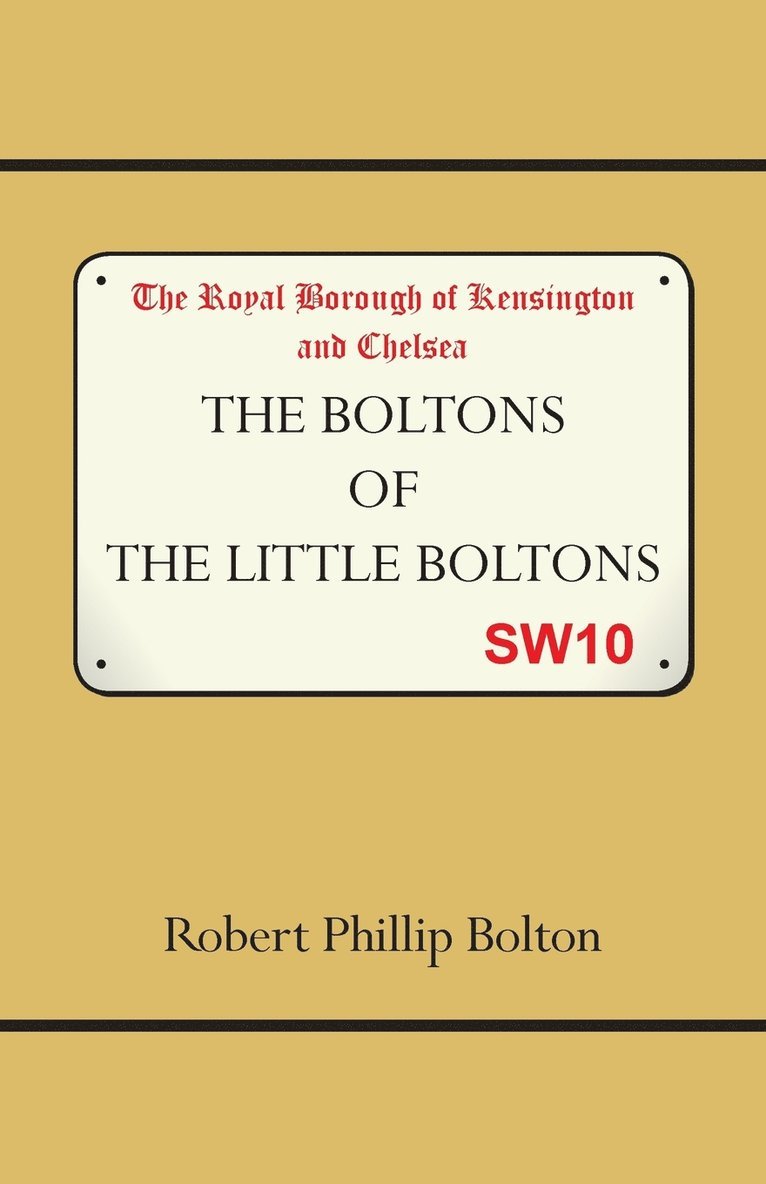 Boltons Of The Little Boltons 1