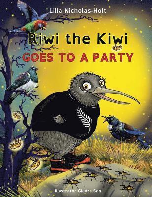 bokomslag Riwi the Kiwi: Goes to a Party (OpenDyslexic)
