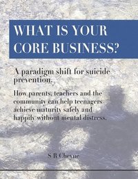 bokomslag What is your core business?: A paradigm shift for suicide prevention. How parents, teachers and the community can help teenagers achieve maturity s